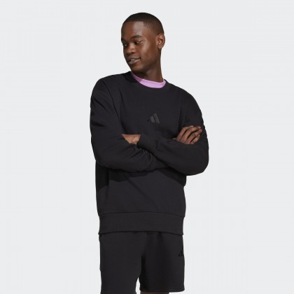 Adidas Mens' ALL SZN French Terry Sweatshirt- Black