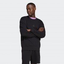 Adidas Mens' ALL SZN French Terry Sweatshirt- Black