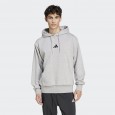 Adidas Mens' Essentials Feelcozy Fleece Hoodie - Grey