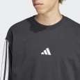 Adidas Mens' Essentials 3-Stripes French Terry Sweatshirt - Black