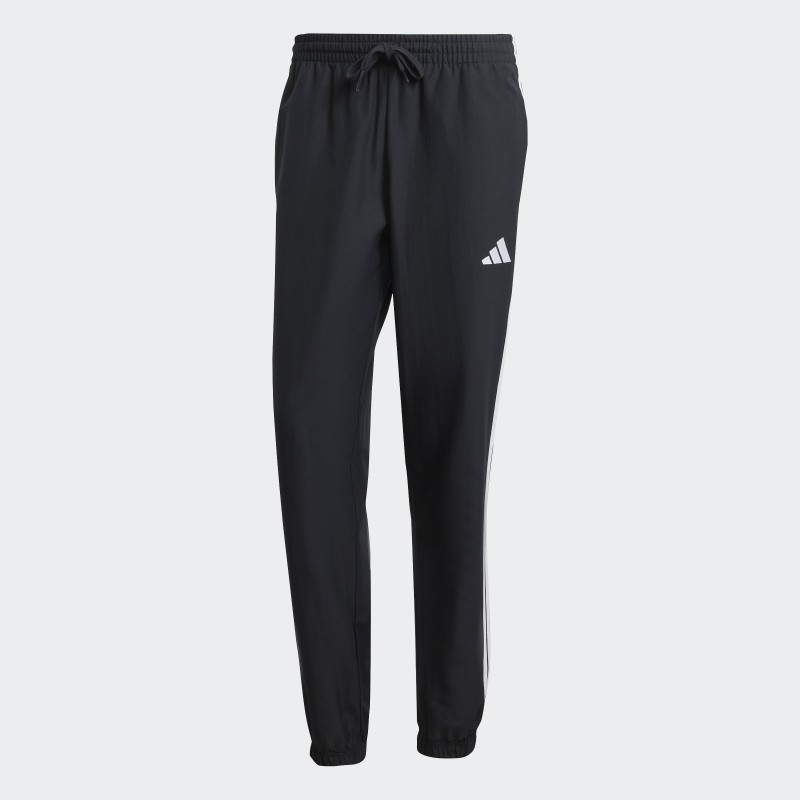 Adidas Mens' Sportswear Basic 3-Stripes Woven Track Suit - Black