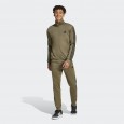 Adidas Mens' Sportswear 3-Stripes Basic Track Suit - Green