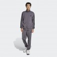 Adidas Mens' Sportswear Basic 3-Stripes Tricot Track Suit - Grey