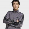 Adidas Mens' Sportswear Basic 3-Stripes Tricot Track Suit - Grey