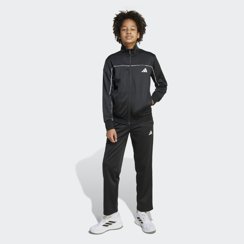 Adidas Kids' Unisex Tricot Colour Pop Track Suit - Black