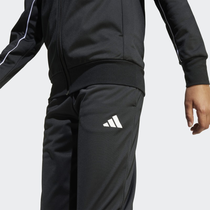 Adidas Kids' Unisex Tricot Colour Pop Track Suit - Black