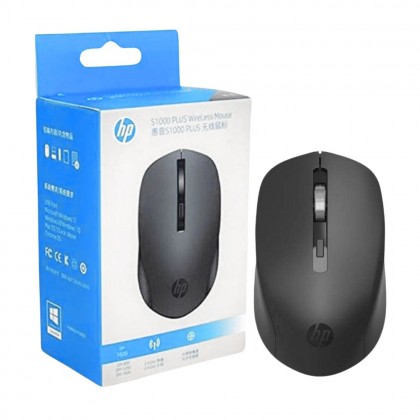 HP S1000 Plus 1600 DPI Silent USB Wireless - Mouse