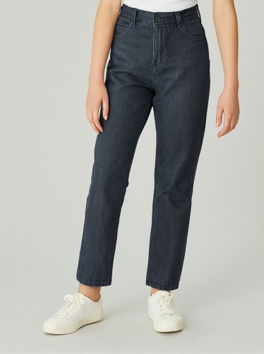 بنطلون جينز بناتي لون أزرق