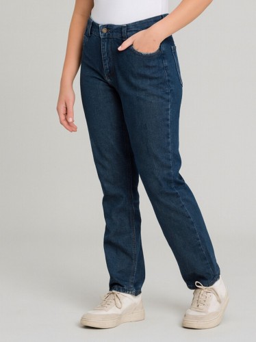 بنطلون جينز بناتي لون أزرق