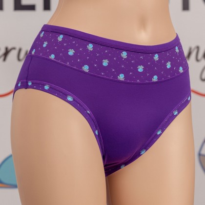 كالوت داخلي بتصميم بريف للنساء لون بنفسجي