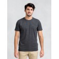 تيشيرت بأكمام قصيرة للرجال لون رمادي