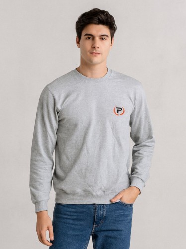 بلوزة بأكمام طويلة للرجال لون رمادي