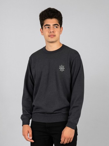 بلوزة بأكمام طويلة للرجال لون رمادي