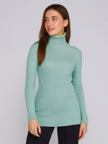 بلوزة بودي جولف بأكمام طويلة للنساء لون تركواز