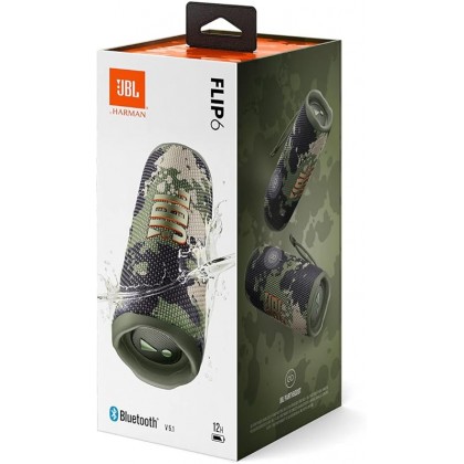 JBL Flip 6 - Portable Waterproof Speaker سبيكر لون أخضر وجيشي