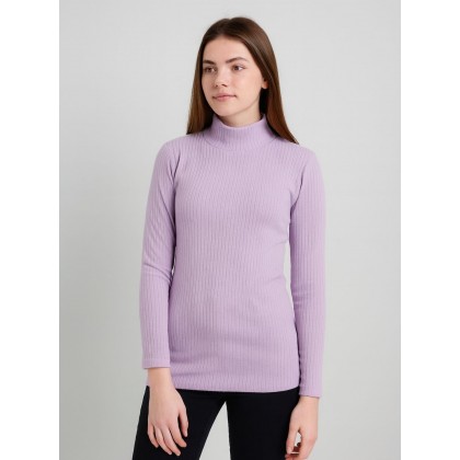 بلوزة بودي جولف بأكمام طويلة للنساء لون بنفسجي