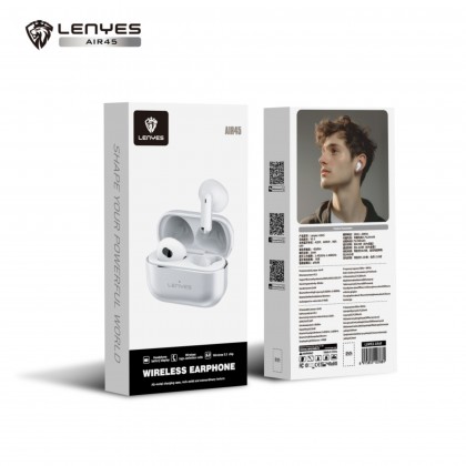 Lenyes AIR 45 – سماعة بلوتوث لاسلكية بتقنية الإصدار 5.3 مع كفالة سنة