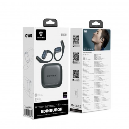 Lenyes AIR 201 – سماعة بلوتوث لاسلكية بتصميم رياضي مع كفالة سنة