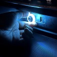 ضوء صغير LED باللون الازرق USB للسيارة، يضيف إضاءة ليلية مميزة وأجواء أنيقة لداخل السيارة.