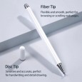 قلم لمس مغناطيسي Stylus Pen ذات 3 رؤوس - مثالي للرسم والكتابة بدقة عالية على التابلت والهواتف، غطاء مغناطيسي أنيق، وكتابة صامتة تمنحك تجربة سلسة وممتعة.