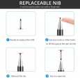 قلم لمس مغناطيسي Stylus Pen ذات 3 رؤوس - مثالي للرسم والكتابة بدقة عالية على التابلت والهواتف، غطاء مغناطيسي أنيق، وكتابة صامتة تمنحك تجربة سلسة وممتعة.