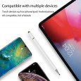 قلم لمس مغناطيسي Stylus Pen ذات 3 رؤوس - مثالي للرسم والكتابة بدقة عالية على التابلت والهواتف، غطاء مغناطيسي أنيق، وكتابة صامتة تمنحك تجربة سلسة وممتعة.