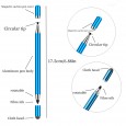 قلم لمس مغناطيسي Stylus Pen ذات 3 رؤوس - مثالي للرسم والكتابة بدقة عالية على التابلت والهواتف، غطاء مغناطيسي أنيق، وكتابة صامتة تمنحك تجربة سلسة وممتعة.
