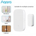مستشعر حركة لاسلكي ذكي للأبواب والنوافذ- يتكون من قطعتين- مرفق معه لزقة لتثبيته في أي مكان - يعمل من خلال تطبيق - ماركة Aqara - تحتاج إلى وحدة تحكم (Hub)