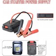 أداة تشغيل بطارية السيارة متعدد الوظائف – معزز تشغيل محمول يعمل كبنك طاقة وشاحن بطارية