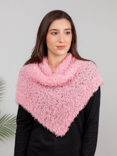 شال النساء السحري القابل للتمدد لون بطيخي