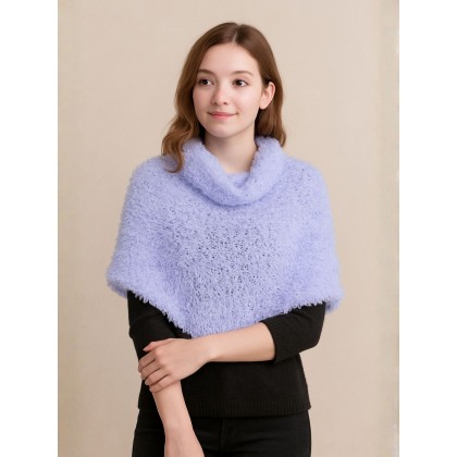 شال النساء السحري القابل للتمدد لون بنفسجي فاتح