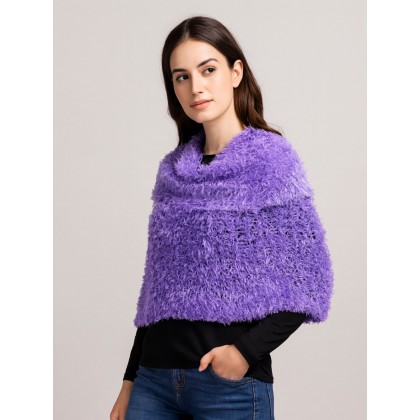 شال النساء السحري القابل للتمدد لون موف