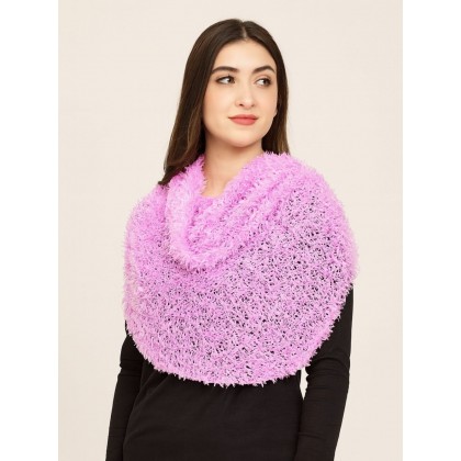 شال النساء السحري القابل للتمدد لون نهدي