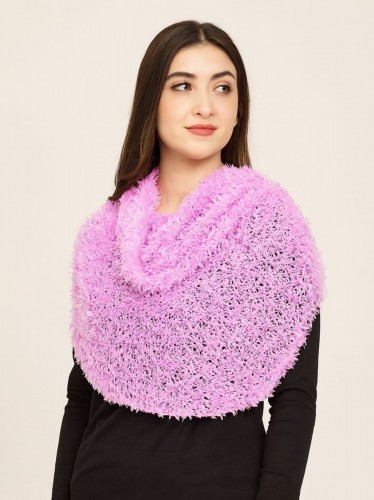 شال النساء السحري القابل للتمدد لون نهدي