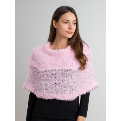 شال النساء السحري القابل للتمدد لون زهري بارد