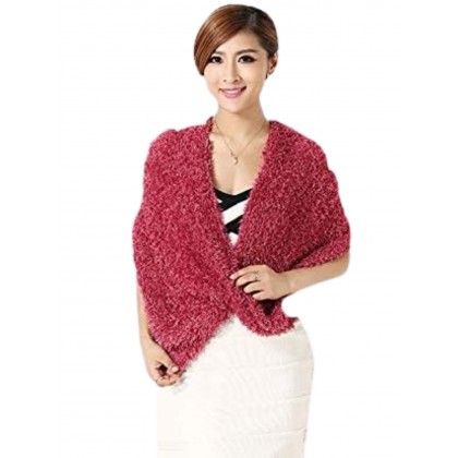 شال النساء السحري القابل للتمدد لون نود زهري غامق