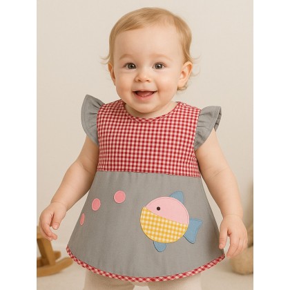 مريلة أطفال قماش