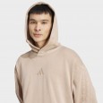 adidas Mens' ALL SZN French Terry Washed Hoodie - Brown