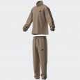 adidas Mens' 3 Stripes Woven Track Suit - Beige