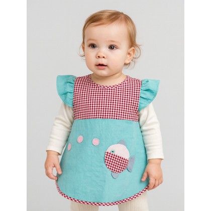 مريلة أطفال قماش