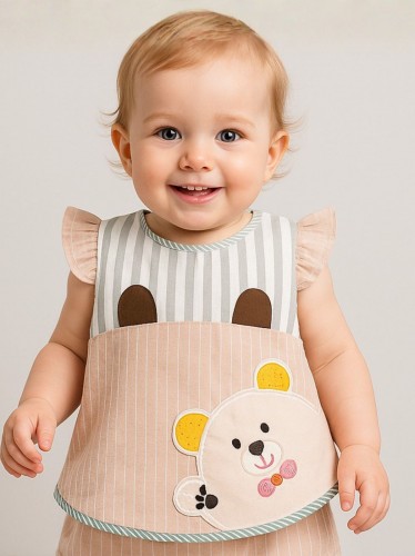 مريلة أطفال قماش