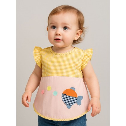 مريلة أطفال قماش