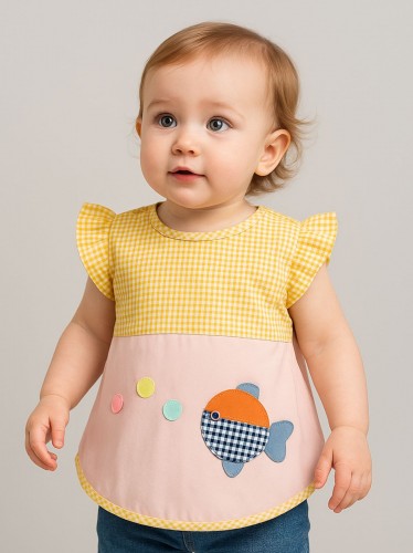 مريلة أطفال قماش