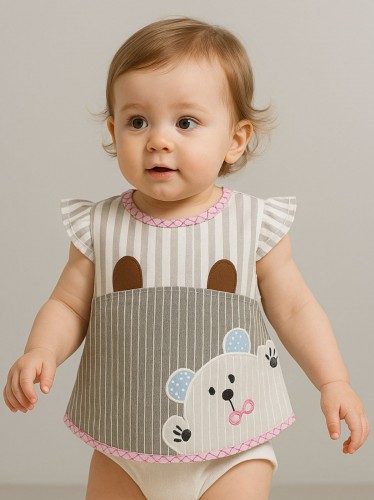 مريلة أطفال قماش