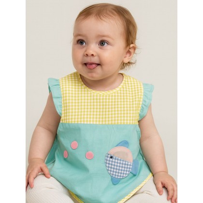 مريلة أطفال قماش