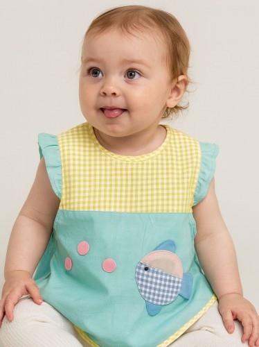 مريلة أطفال قماش