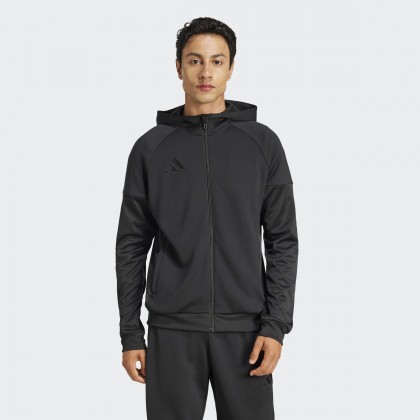 adidas Men's Tiro 25 Full-Zip Hoodie - Black