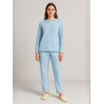 بيجامة فرو للصبايا لون أزرق سماوي