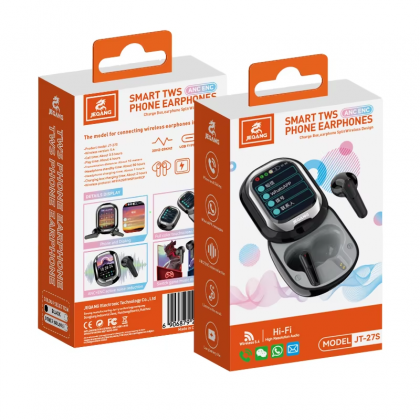 سماعة JeQang JT-27S الذكية TWS مع شاشة لمس ملونة