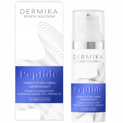 DERMIKA ESTHETIC SOLUTIONS Peptide Prebiotic Cream firming per day and night كريم شد الوجه بالبريبايوتيك من ديرميكا إيستيتيك سوليوشنز 50 مل